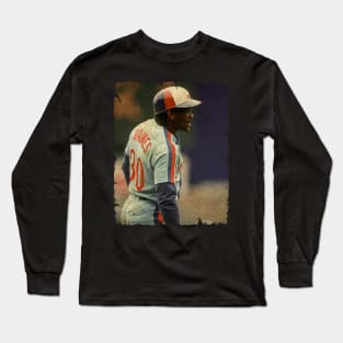 Tim Raines in Montreal Expos Long Sleeve T-Shirt